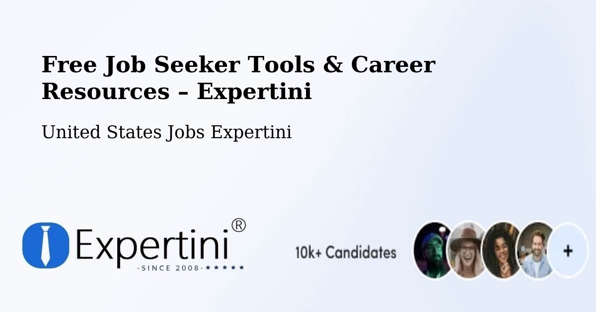 Free Job Seeker Tools & Career Resources – Takoma Park - Takoma Park, United States Jobs Expertini